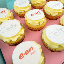 Load image into Gallery viewer, Fully Branded Double Logo Cupcakes (Free-From)
