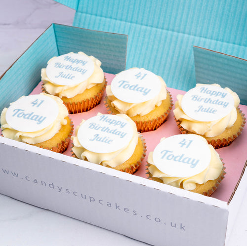 Double Personalised Cupcakes