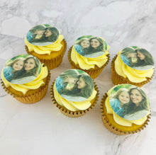 Load image into Gallery viewer, Double Photo Upload Cupcakes