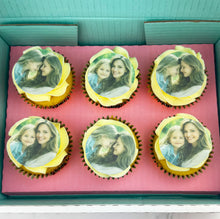 Load image into Gallery viewer, Gentle Bakes Double Photo Upload Cupcakes
