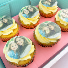 Load image into Gallery viewer, Gentle Bakes Double Photo Upload Cupcakes