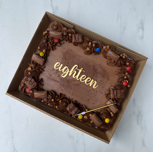 Eighteen Cake Topper