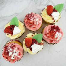 Load image into Gallery viewer, Eton Mess Cupcakes (Flavour of the Month)