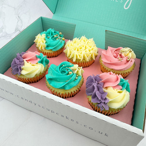 Fancy Buttercream Swirls Cupcakes