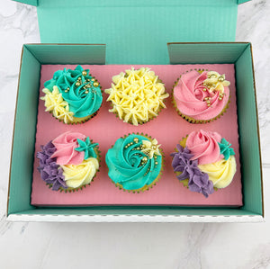 Fancy Buttercream Swirls Cupcakes