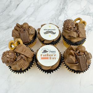 Fully Loaded Father's Day Cupcakes