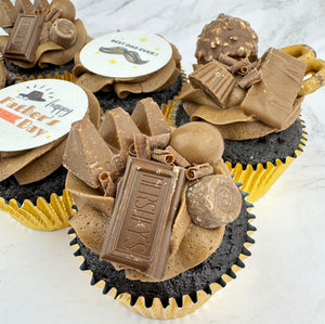 Fully Loaded Father's Day Cupcakes