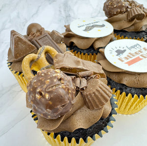 Fully Loaded Father's Day Cupcakes