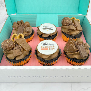 Fully Loaded Father's Day Cupcakes