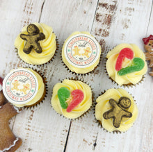 Load image into Gallery viewer, Friendly Bakes: Gingerbread Kisses Cupcakes