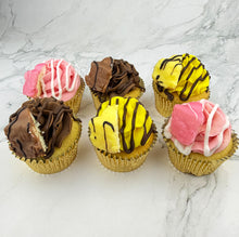 Load image into Gallery viewer, Fondant French Fancies Cupcakes (Flavour of the Month)