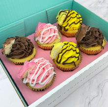 Load image into Gallery viewer, Fondant French Fancies Cupcakes (Flavour of the Month)