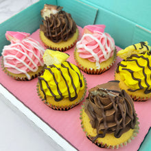Load image into Gallery viewer, Fondant French Fancies Cupcakes (Flavour of the Month)