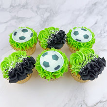 Load image into Gallery viewer, Football Mad! Cupcakes