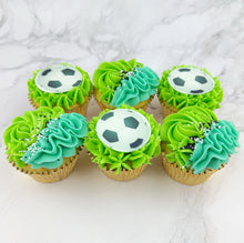 Load image into Gallery viewer, Football Mad! Cupcakes