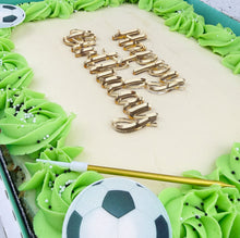 Load image into Gallery viewer, Football Mad! Birthday Cake