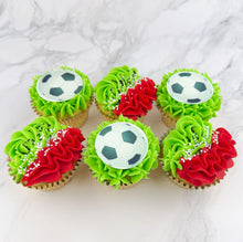 Load image into Gallery viewer, Football Mad! Cupcakes