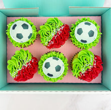 Load image into Gallery viewer, Football Mad! Cupcakes