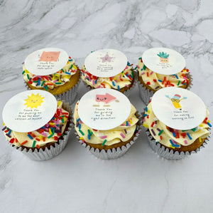 Free-From: Teacher Gift Cupcakes