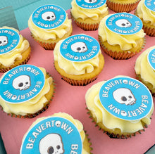 Load image into Gallery viewer, Fully Branded Logo Cupcakes (Vegan)