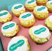 Load image into Gallery viewer, Fully Branded Logo Cupcakes (Vegan)