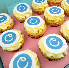 Load image into Gallery viewer, Fully Branded Logo Cupcakes (Vegan)