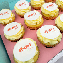 Load image into Gallery viewer, Fully Branded Logo Cupcakes (Vegan)