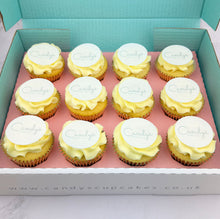 Load image into Gallery viewer, Fully Branded Logo Cupcakes (Vegan)