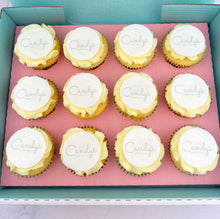 Load image into Gallery viewer, Fully Branded Logo Cupcakes (Vegan)