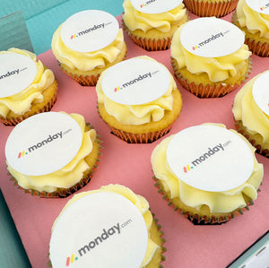 Fully Branded Logo Cupcakes (Vegan)