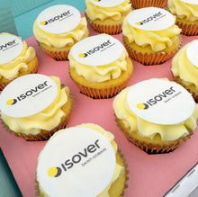 Load image into Gallery viewer, Fully Branded Logo Cupcakes (Vegan)