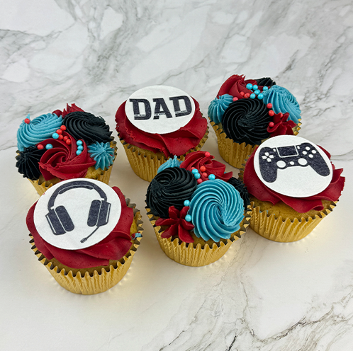 Gamer Dad - Father's Day Cupcakes