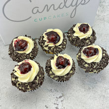 Load image into Gallery viewer, Gluten-Free Black Forest Gateau Cupcakes