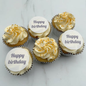 Gluten-Free Anniversary Cupcakes (Personalised)