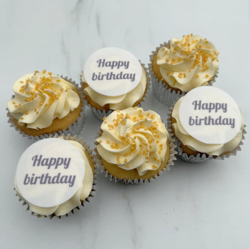 Gluten-Free Congrats Cupcakes (Personalised)