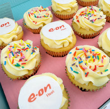 Load image into Gallery viewer, Half Branded Logo Cupcakes