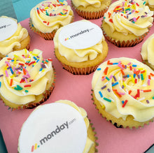 Load image into Gallery viewer, Half Branded Logo Cupcakes