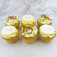 Load image into Gallery viewer, Pride Half Branded Logo Cupcakes