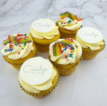 Load image into Gallery viewer, Pride Half Branded Logo Cupcakes