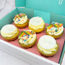 Load image into Gallery viewer, Pride Half Branded Logo Cupcakes