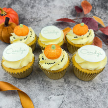 Load image into Gallery viewer, Halloween Half Branded Logo Cupcakes