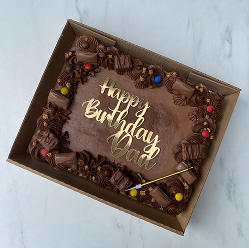 Happy Birthday Dad Cake Topper