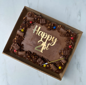 Happy "Age" Cake Topper