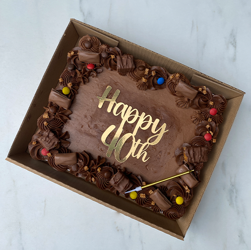 Happy 40th Cake Topper