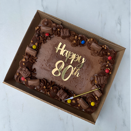 Happy 80th Cake Topper