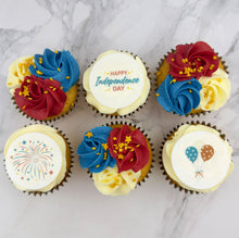 Load image into Gallery viewer, Independence Day Cupcakes