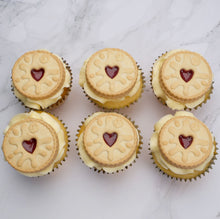 Load image into Gallery viewer, Jammie Dodger Cupcakes