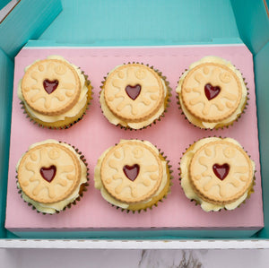 Jammie Dodger Cupcakes