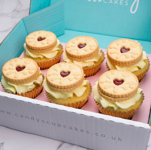 Jammie Dodger Cupcakes