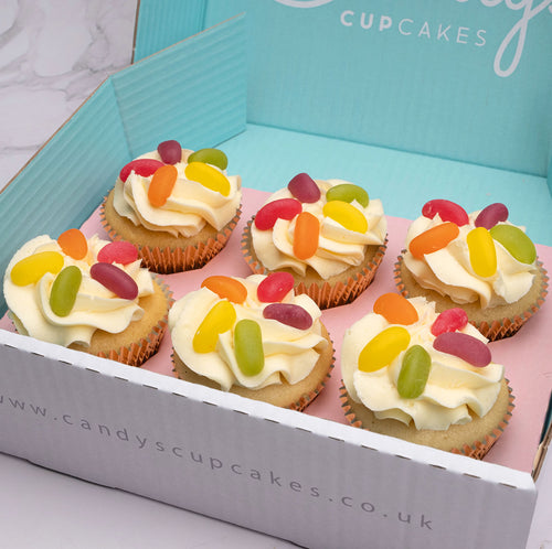 Jelly Beans Cupcakes